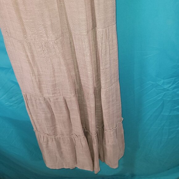 Listicle Womens Sleeveless Tiered Maxi Dress Halter Neck Small - Picture 9 of 9